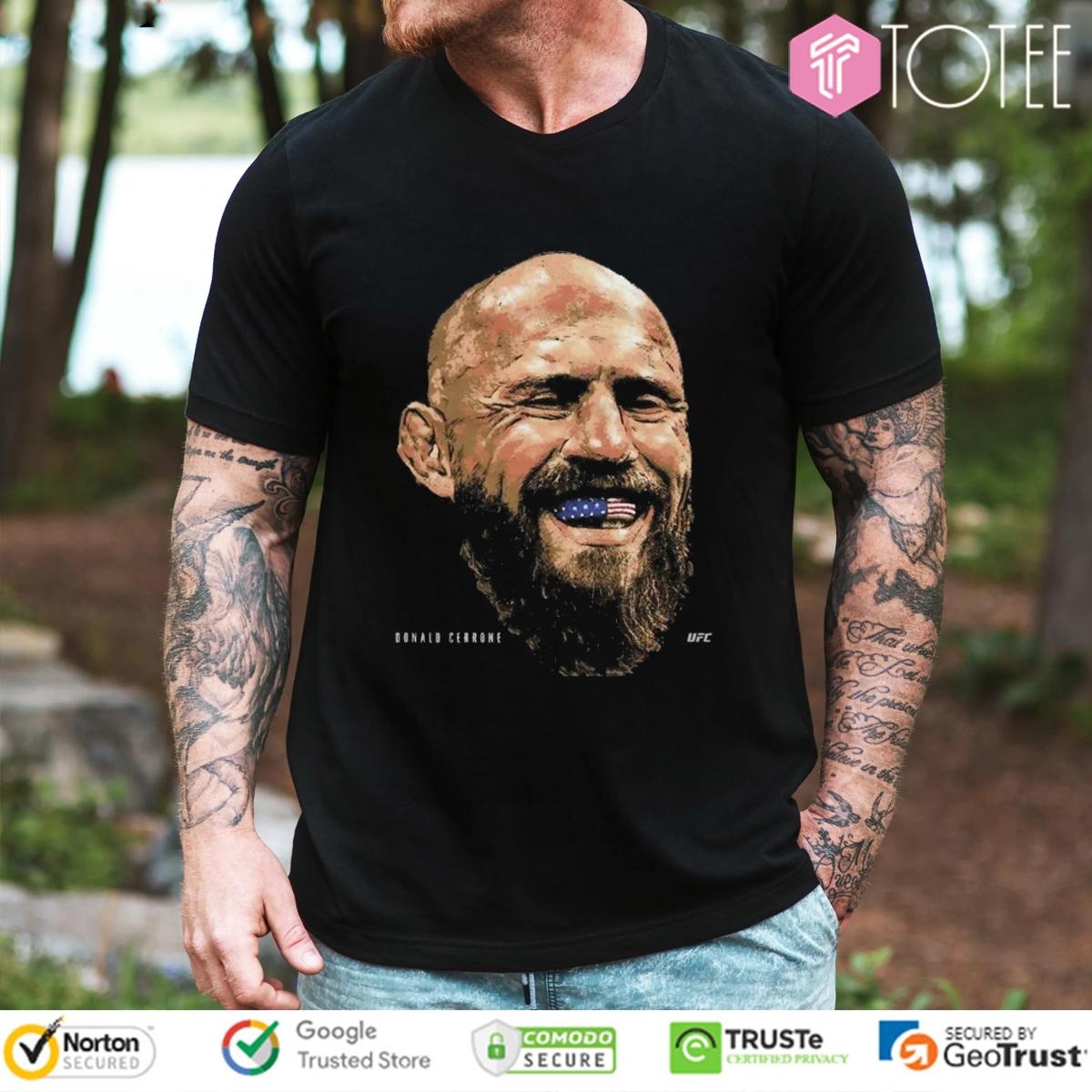 Donald Cerrone Ufc American Flag Tooth T-shirt