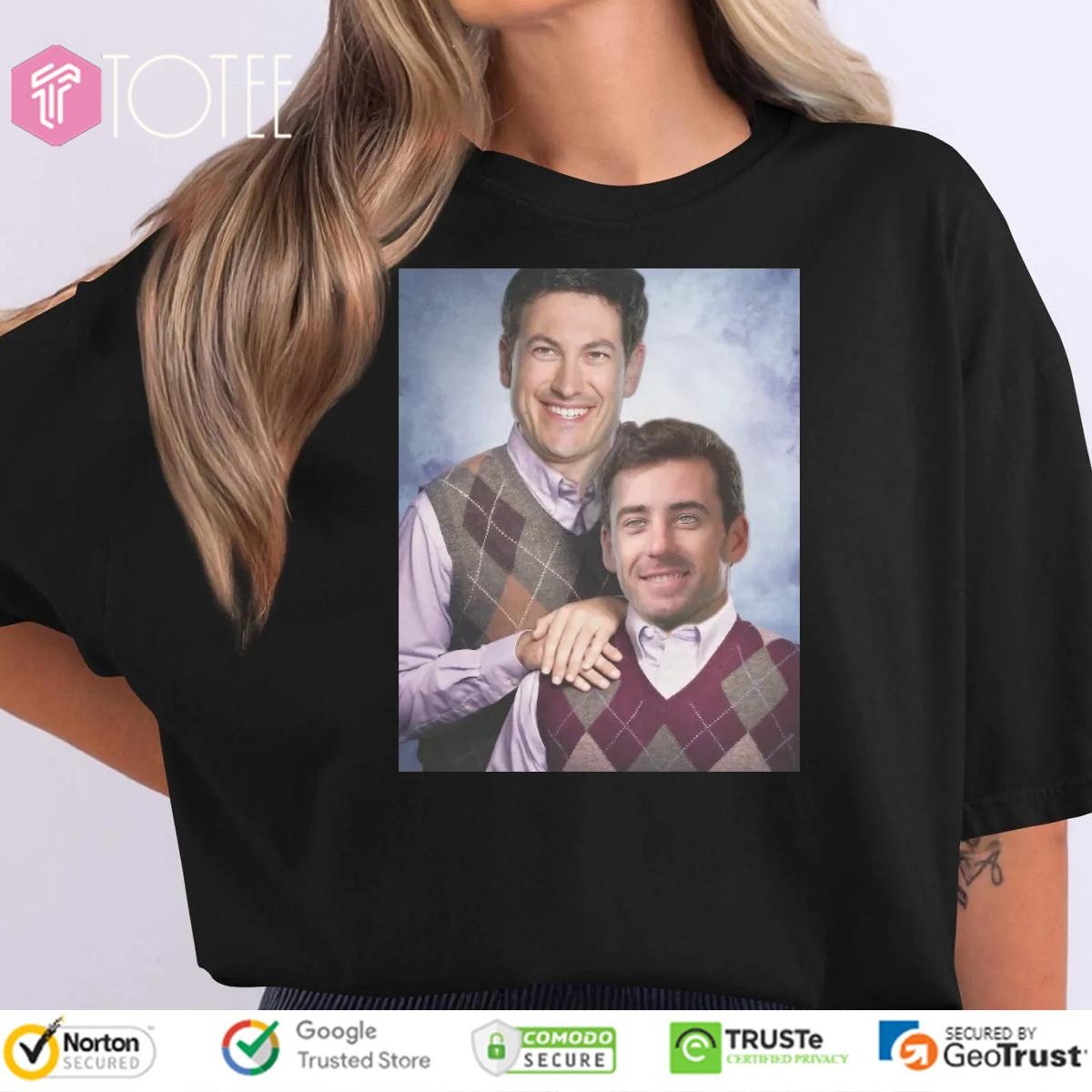 Joey Logano Ryan Blaney Parody Step Brothers T-shirt