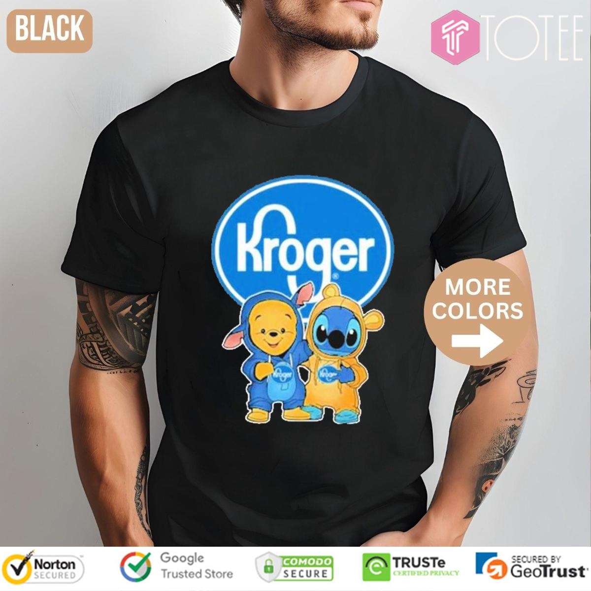 Kroger Pooh And Stitch T-shirt