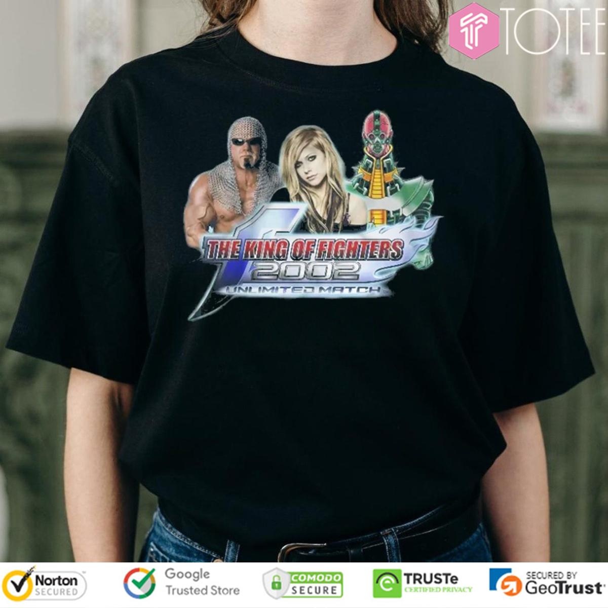 The King Of Fighters 2002 Unlimited Match Scott Steiner Avril Lavigne Jinzo T-shirt