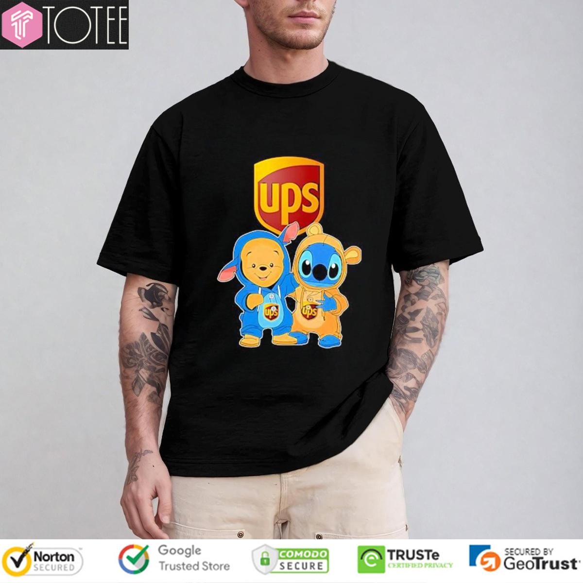 Ups Pooh And Stitch United Parcel Service T-shirt