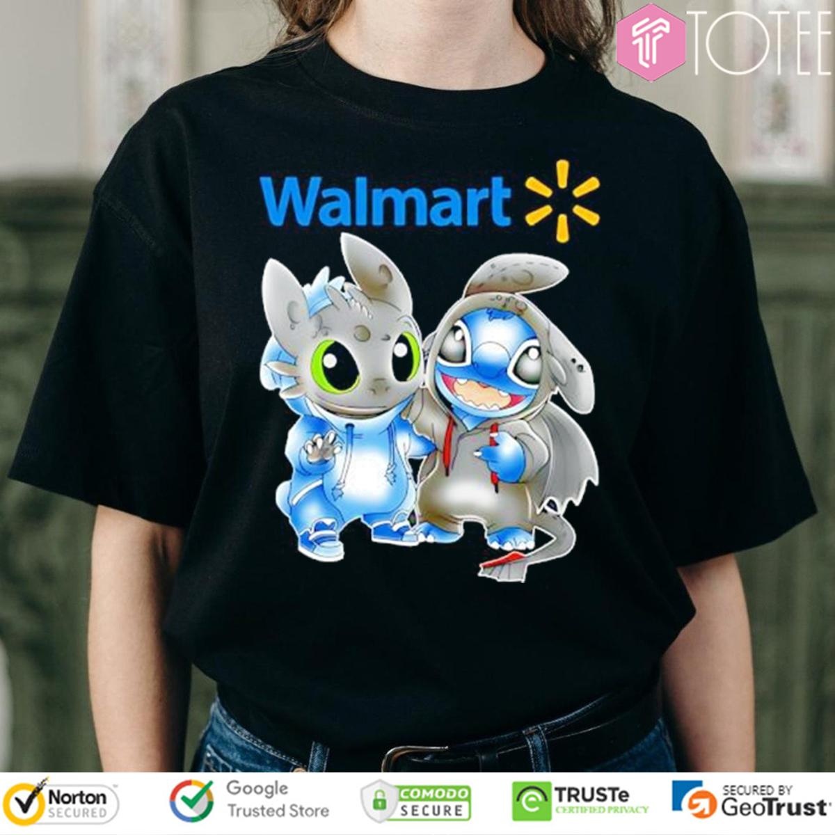 Walmart Disney Stitch Toothless T-shirt