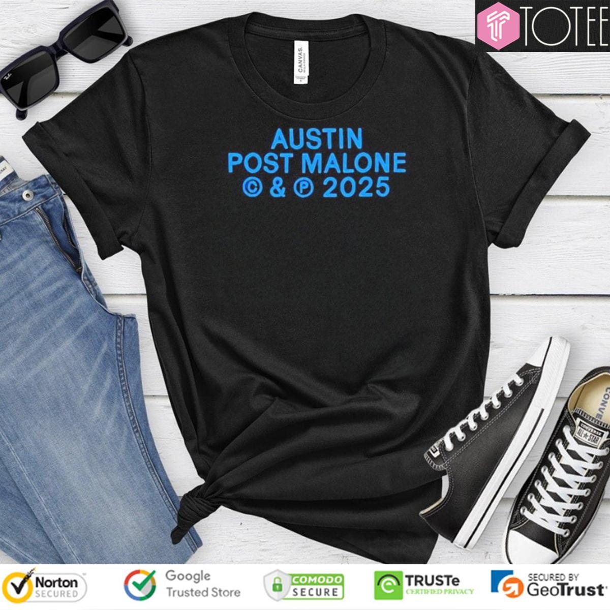Austin Post Malone C & P 2025 T-shirt