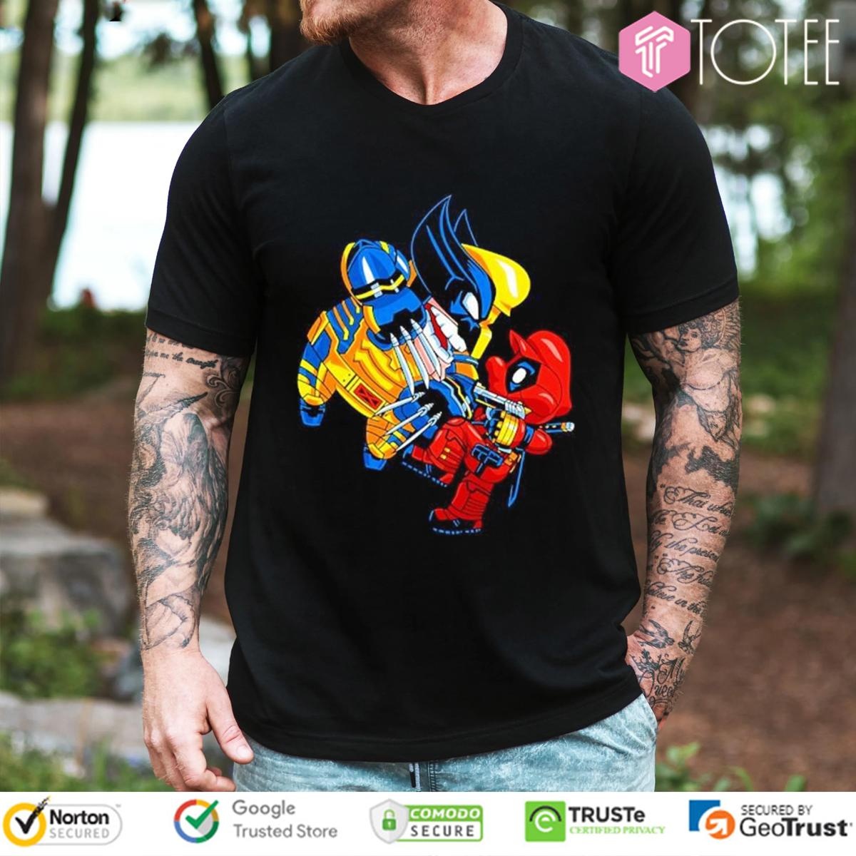 Deadplumber And Warverine Parody Deadpool And Wolverine T-shirt