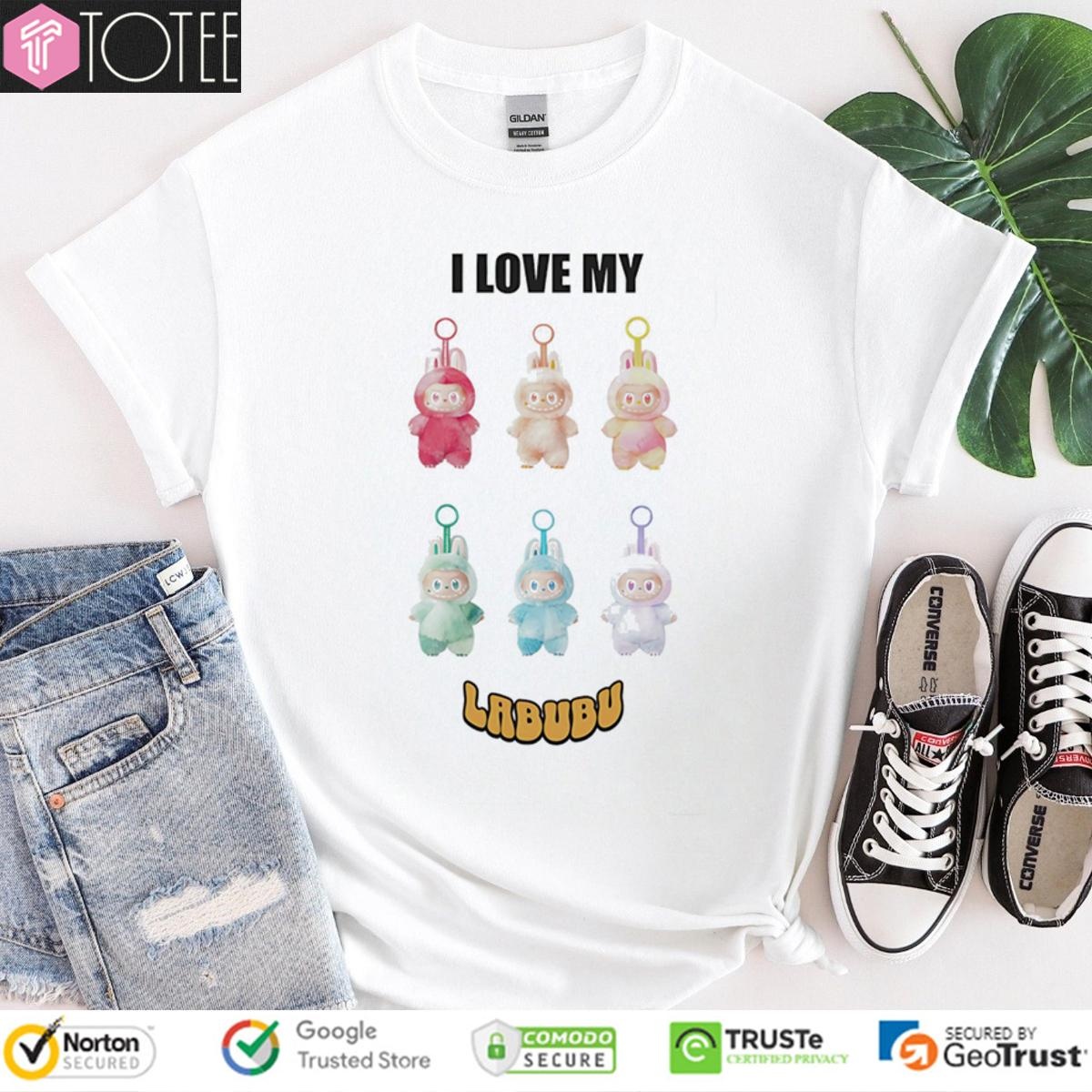 I Love My Labubu Monsters T-shirt