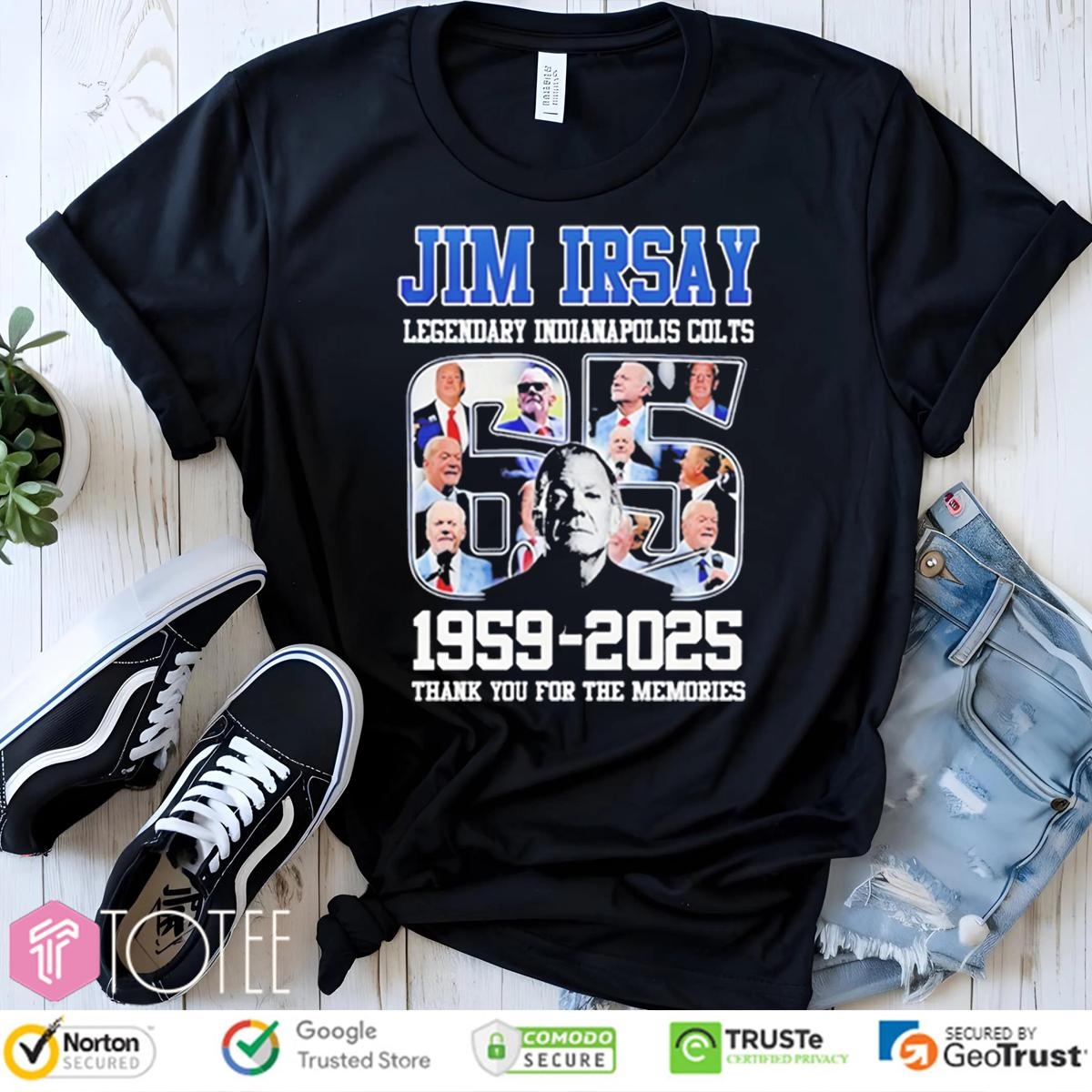 65 Years 1959-2025 Jim Irsay Legendary Indianapolis Colts T-shirt