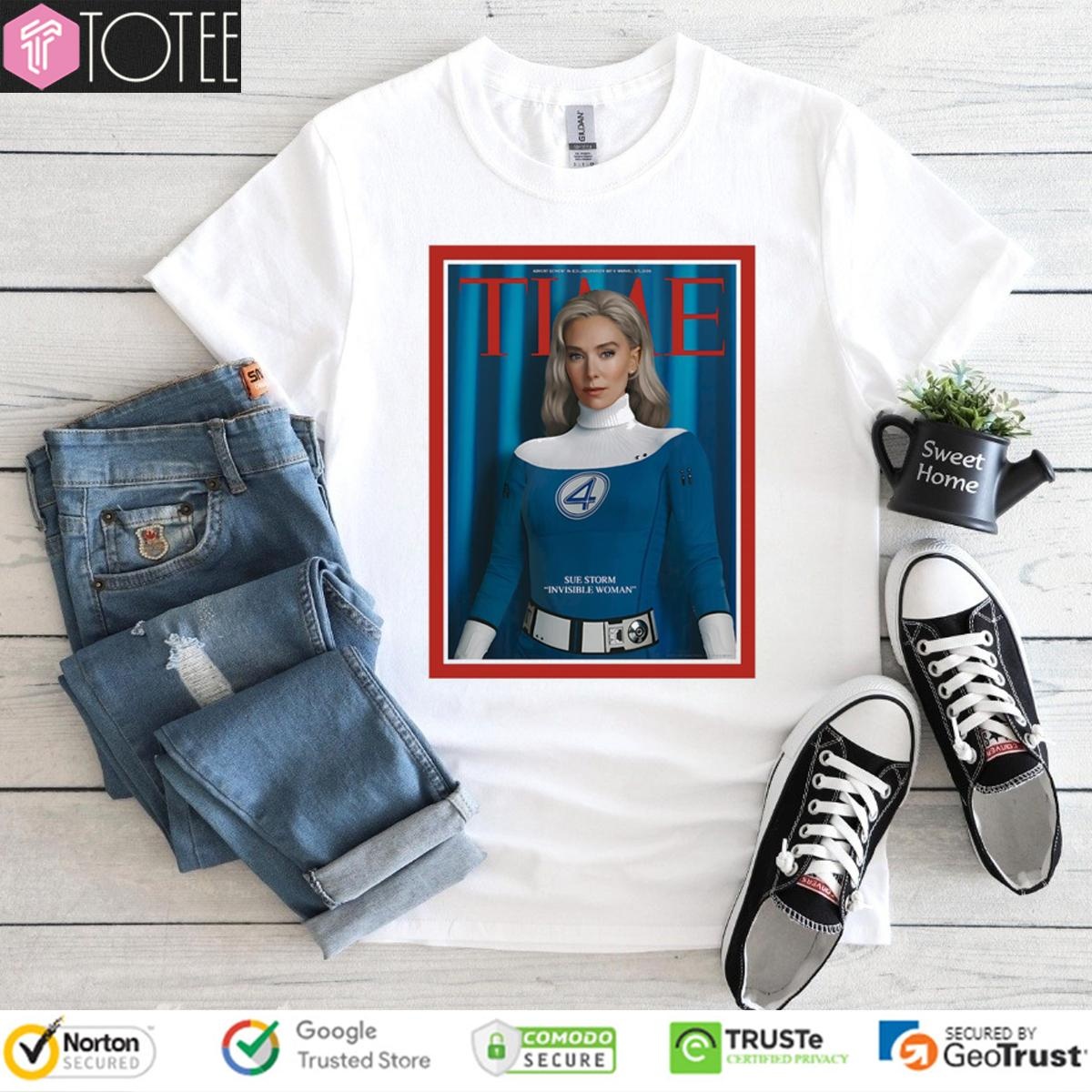 Vanessa Kirby Sue Storm Invisible Woman Time Magazine T-shirt