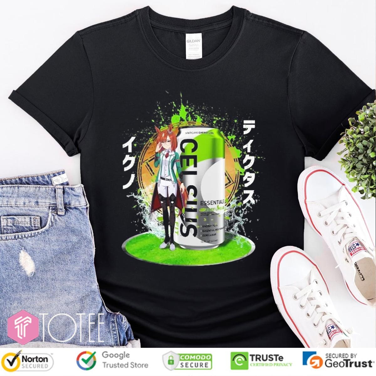Ikuno Dictus Uma Musume Pretty Derby Celsius Essentials Sparkling Energy T-shirt