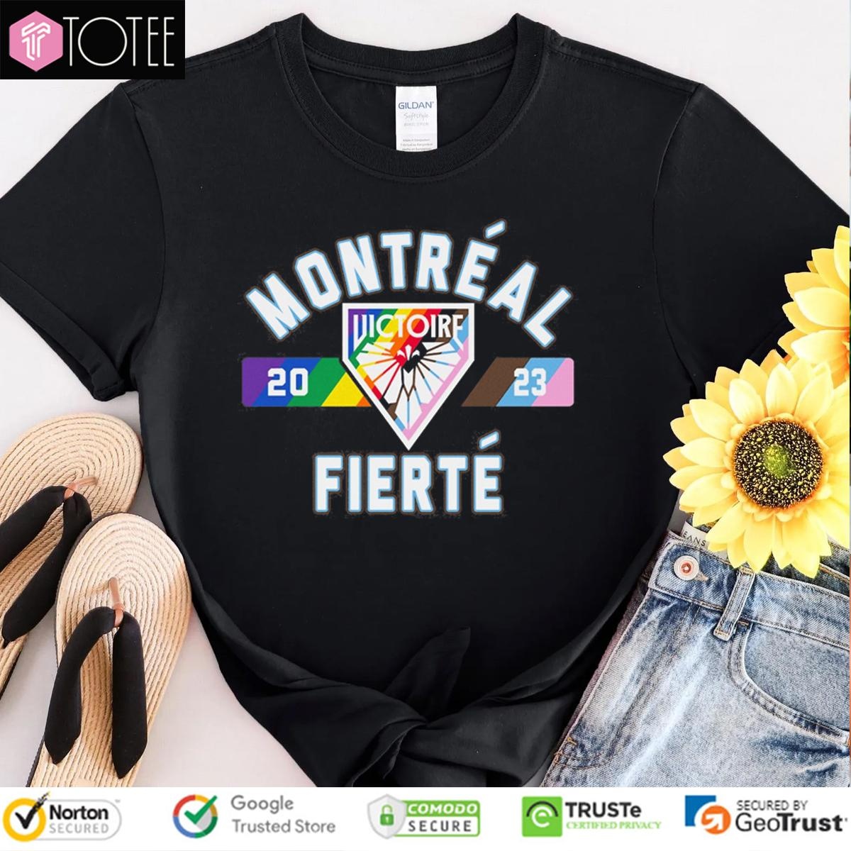 Montreal Victoire Fierte Stadium Issue Pride T-shirt