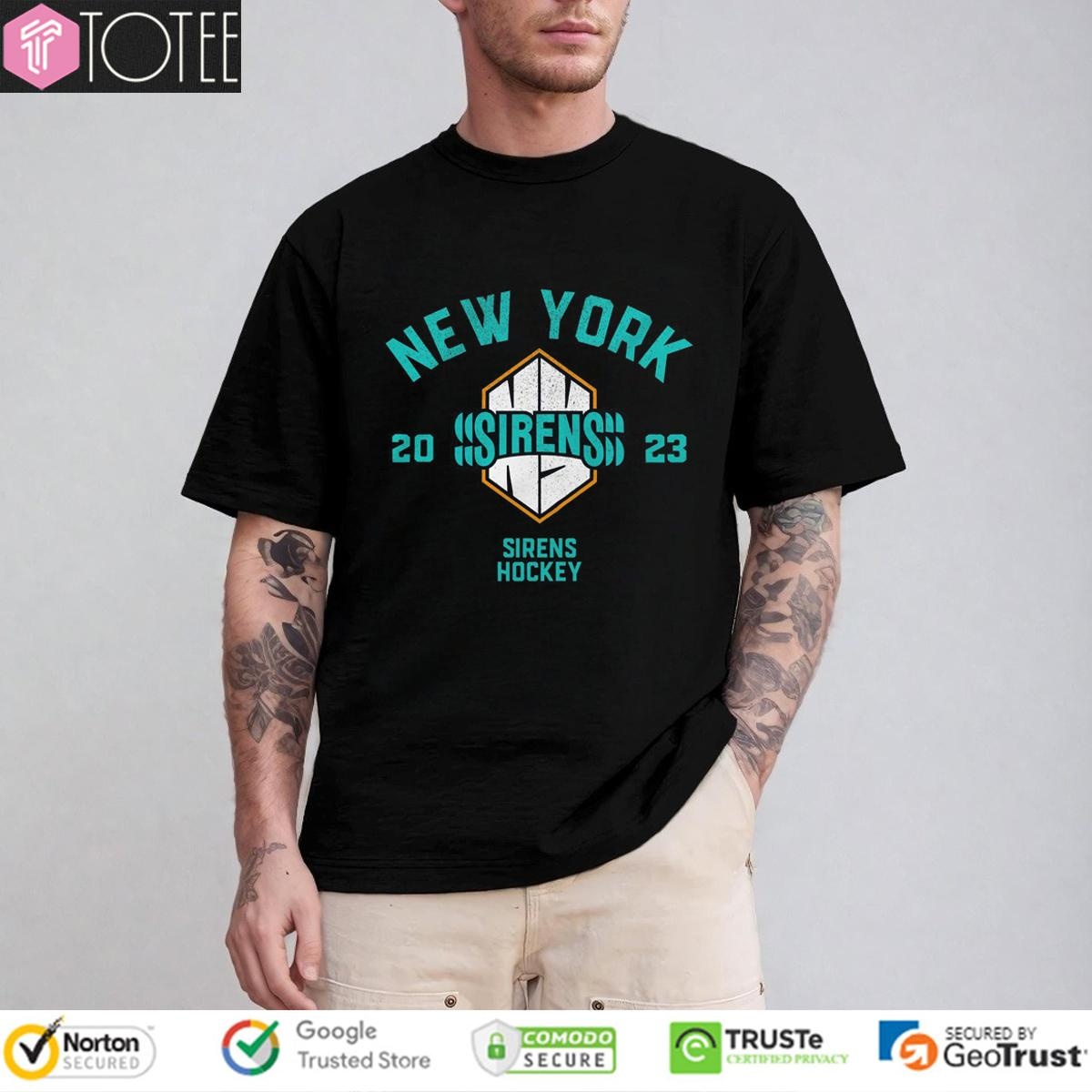 New York Sirens Hockey Stadium Get Back Vintage T-shirt