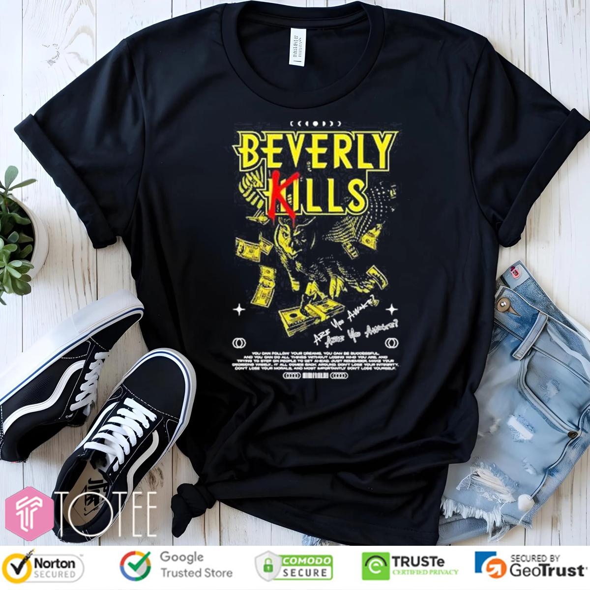 Beverly Kills Owl Are You Awake Beverly Hills T-shirt