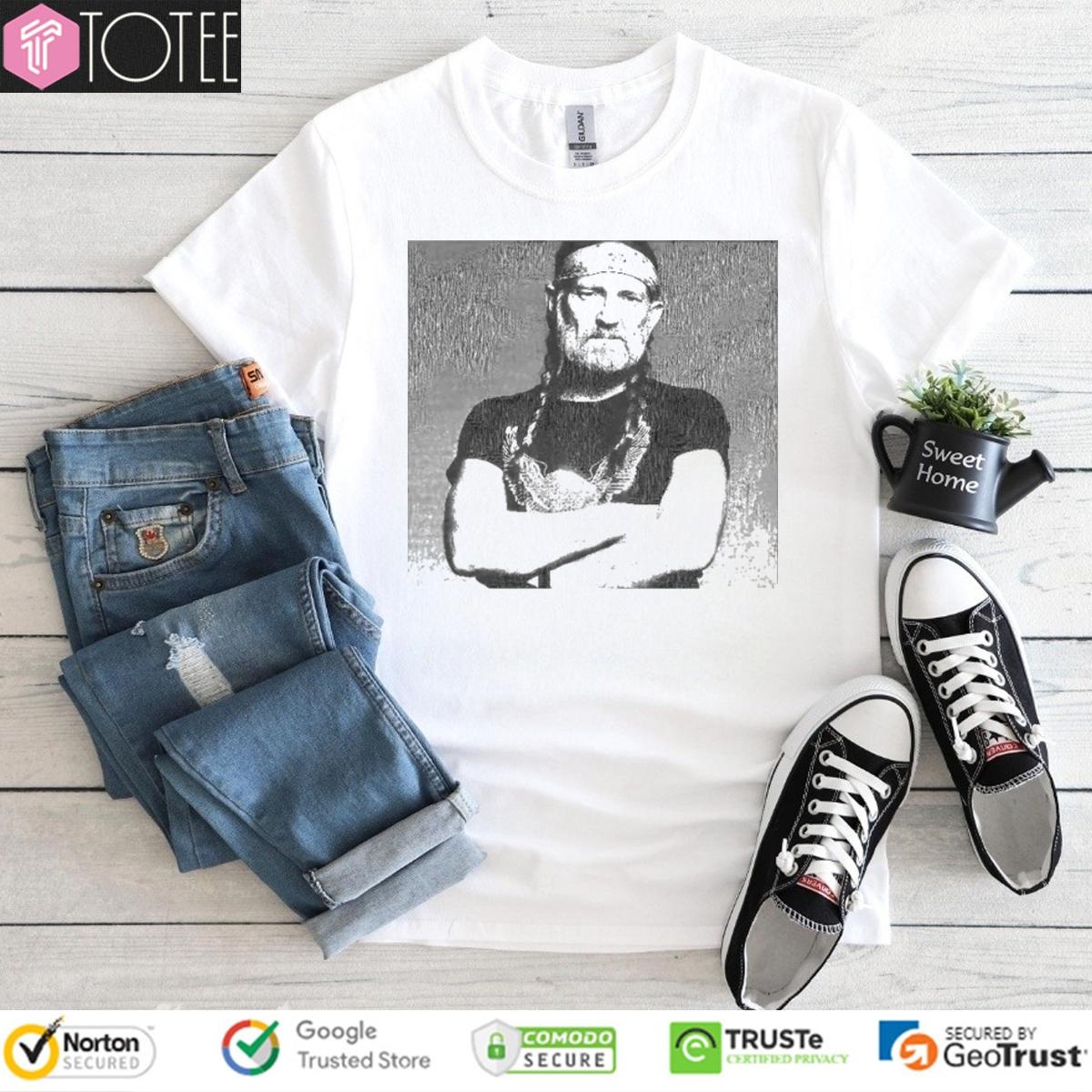 Beyonce Willie Nelson Portrait T-shirt