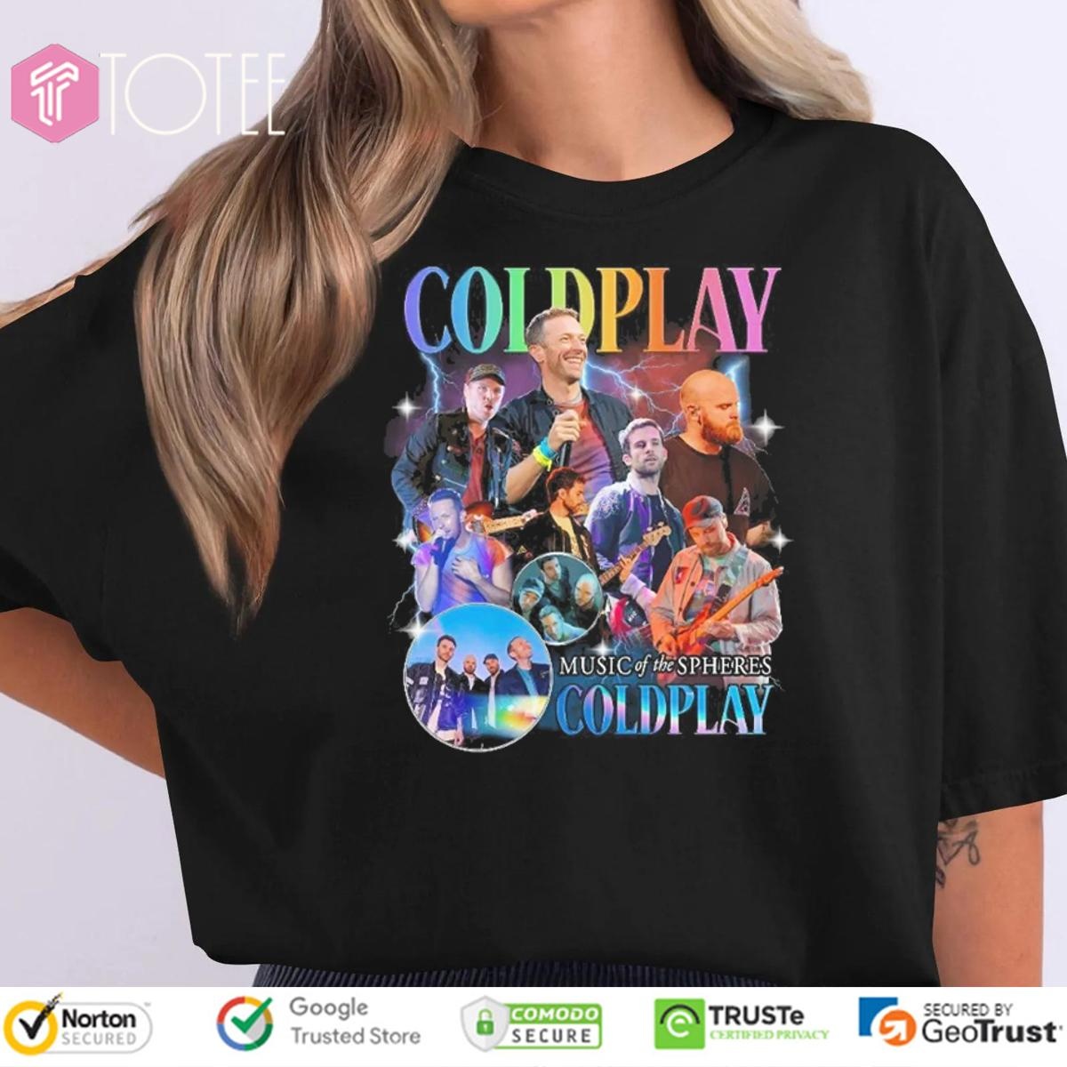 Coldplay Music Of The Spheres Bootleg T-shirt