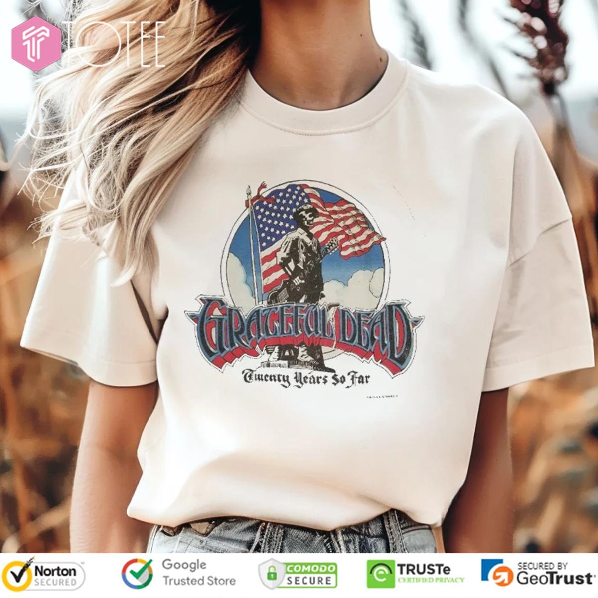 Grateful Dead 1985 Twenty Years So Far T-shirt